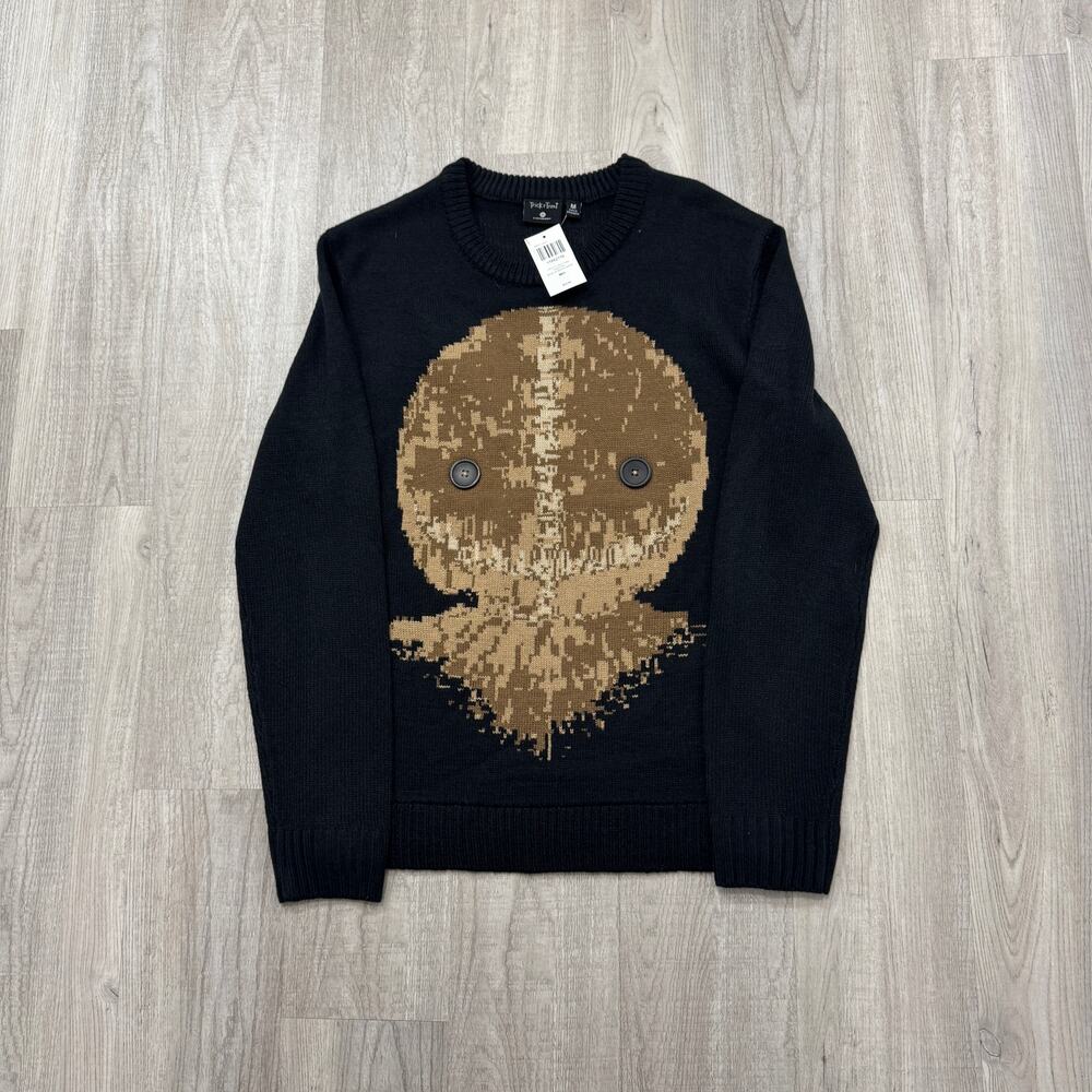 Trick 'r Treat Sam Sweater Men's Medium Black Halloween Movie Scary Horror Knit